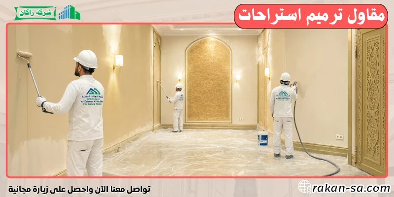 مقاول ترميم استراحات 