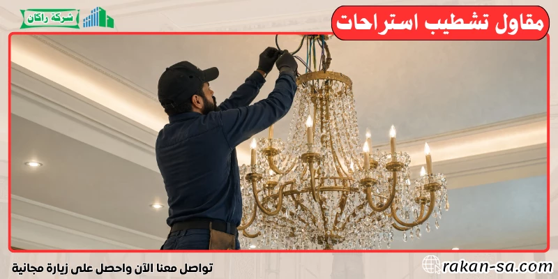 مقاول تشطيب استراحات