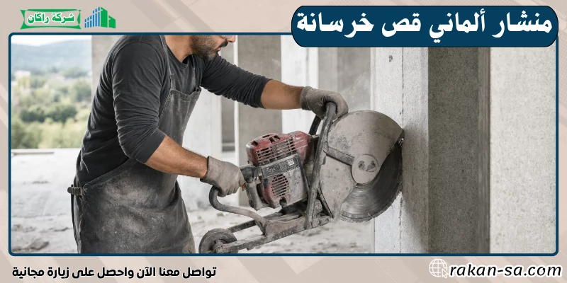 منشار ألماني قص خرسانة