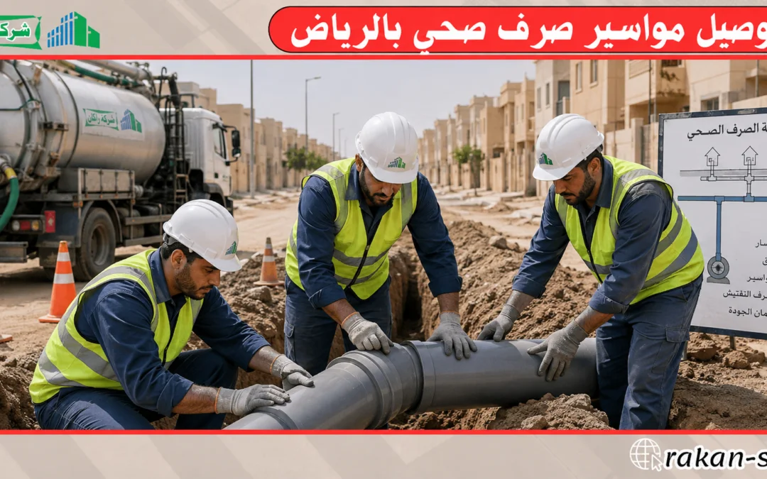 توصيل مواسير صرف صحي بالرياض | تركيب وتمديد شبكات الصرف للمنازل والفلل