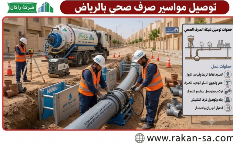 توصيل مواسير صرف صحي بالرياض