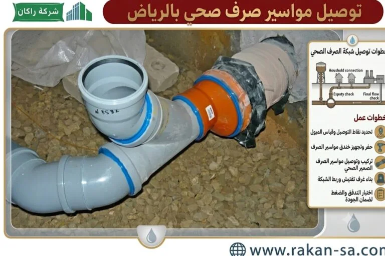 توصيل مواسير صرف صحي بالرياض