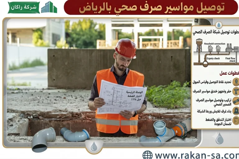 توصيل مواسير صرف صحي بالرياض