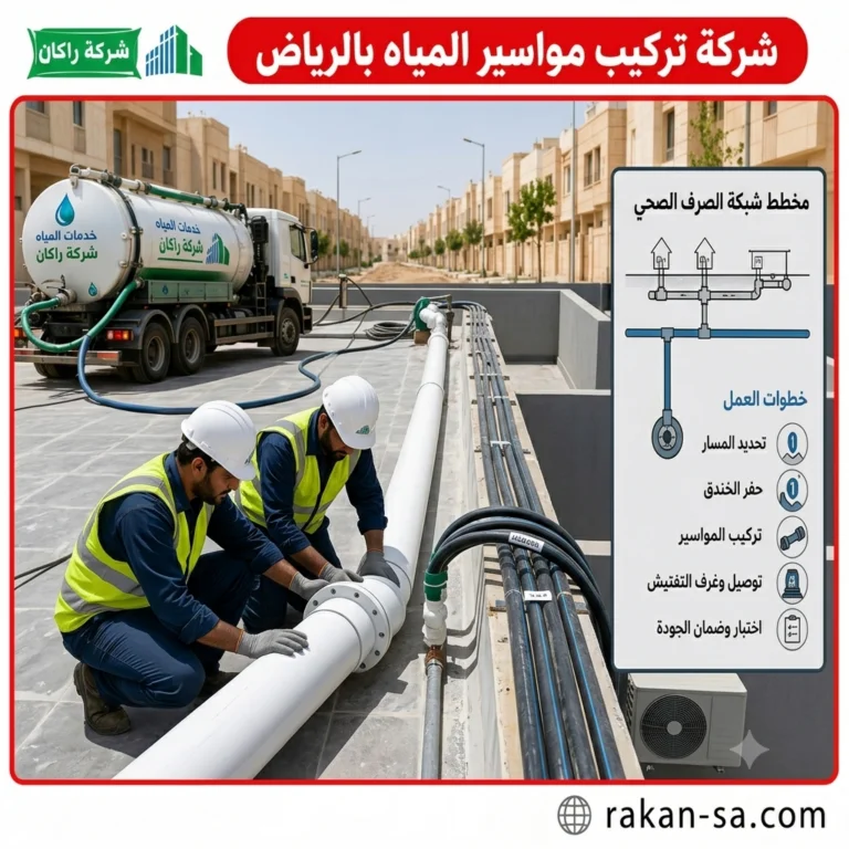 شركة تركيب مواسير المياه بالرياض